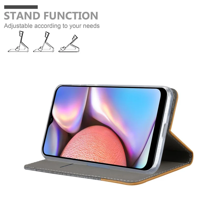 Cadorabo Hülle kompatibel mit Samsung Galaxy A10s / M01s Schutzhülle mit Magnetverschluss, Standfunktion und Kartenfach