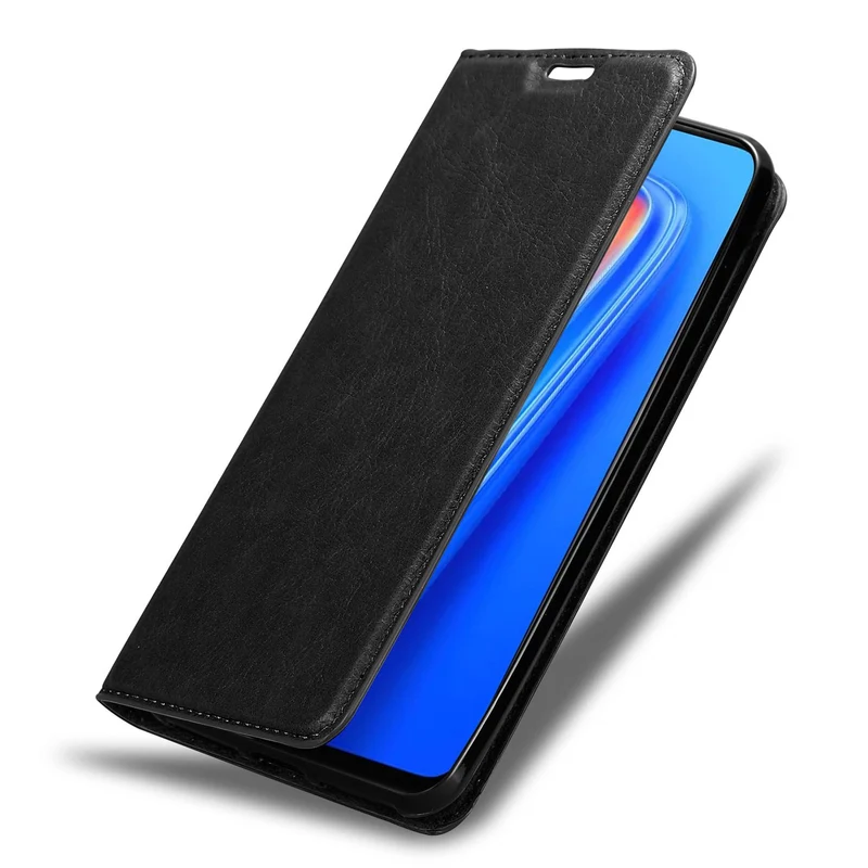 Cadorabo Hülle kompatibel mit Oppo Realme 7 Schutzhülle mit Magnetverschluss, Standfunktion und Kartenfach