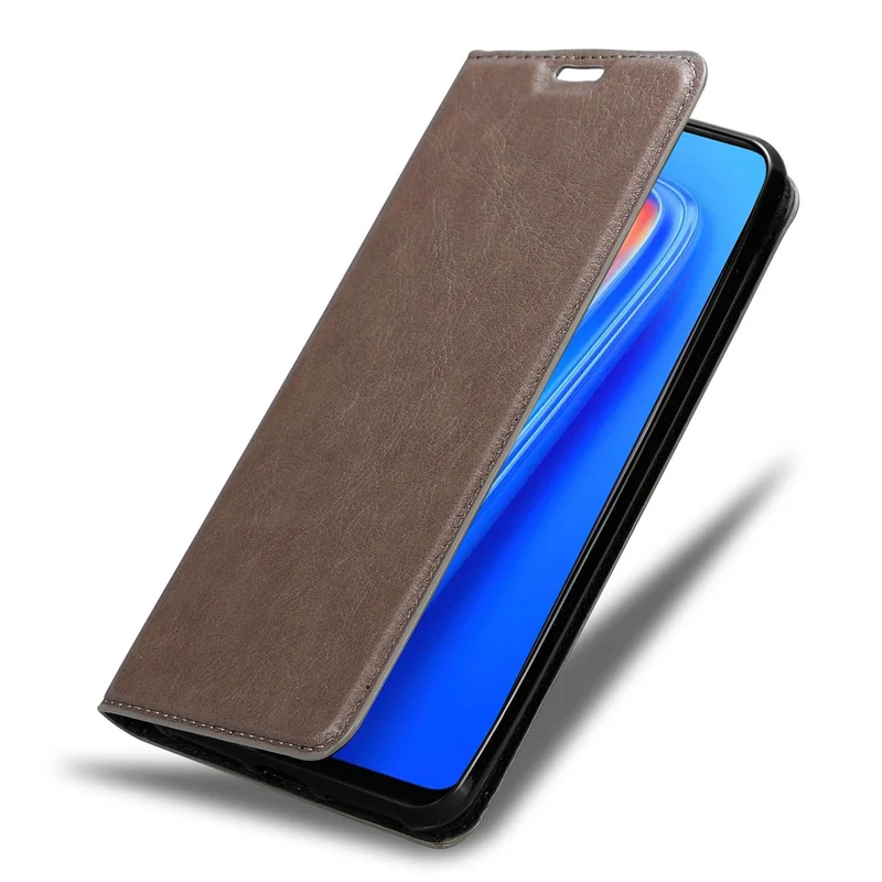 Cadorabo Hülle kompatibel mit Oppo Realme 7 Schutzhülle mit Magnetverschluss, Standfunktion und Kartenfach