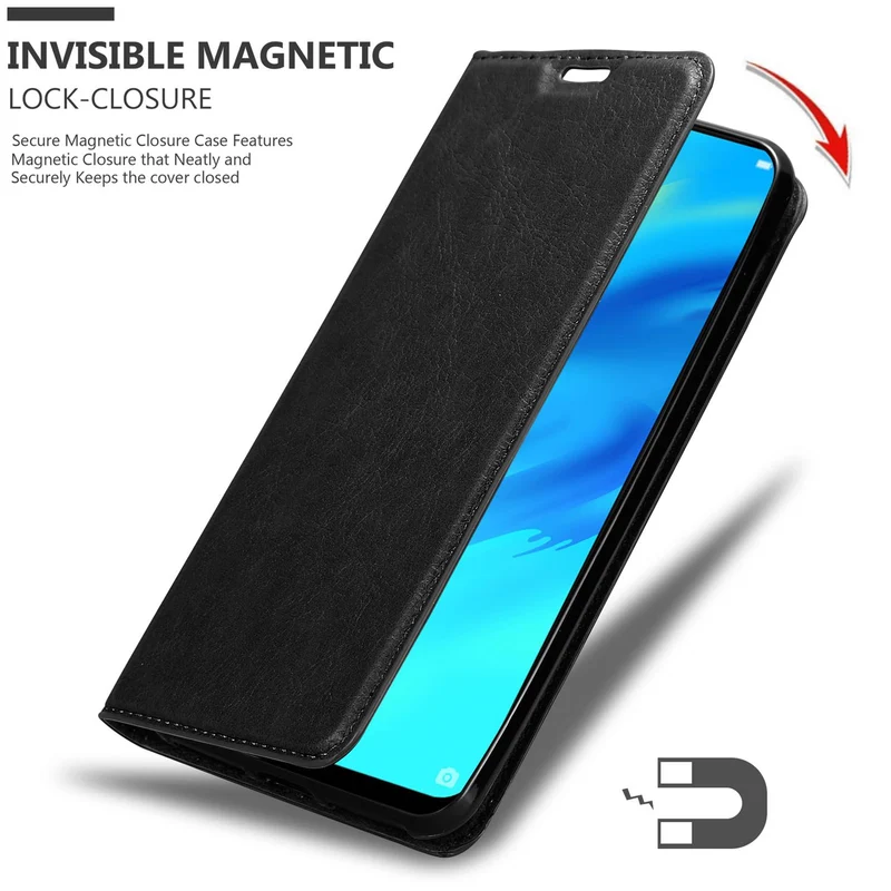 Cadorabo Hülle kompatibel mit Oppo Realme 7 PRO Schutzhülle mit Magnetverschluss, Standfunktion und Kartenfach