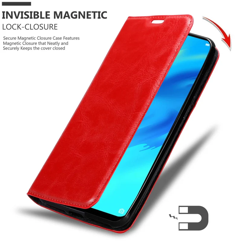 Cadorabo Hülle kompatibel mit Oppo Realme 7 PRO Schutzhülle mit Magnetverschluss, Standfunktion und Kartenfach