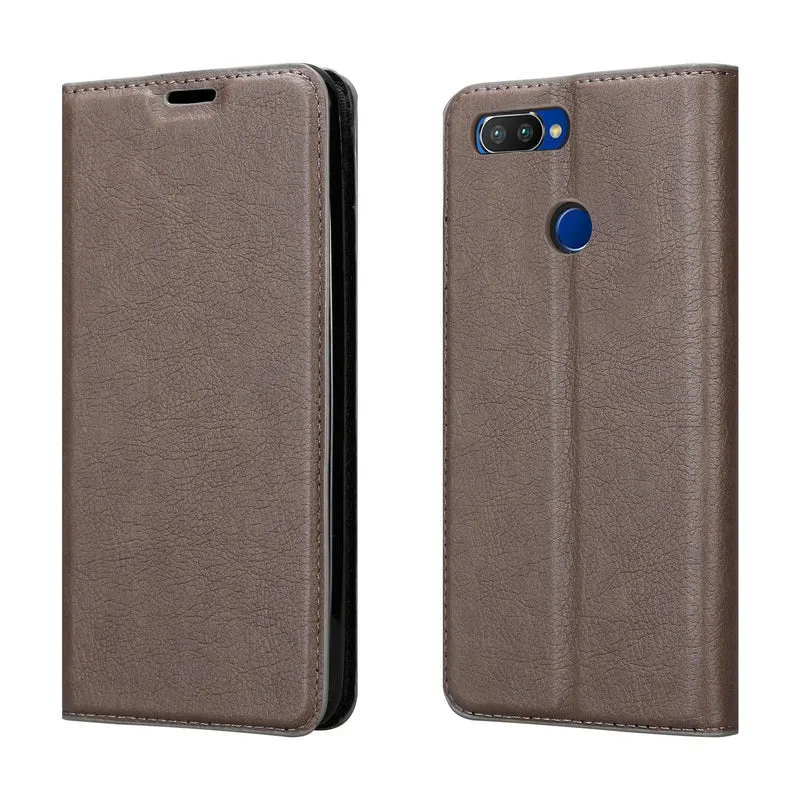 Cadorabo Hülle kompatibel mit Oppo Realme 7 PRO Schutzhülle mit Magnetverschluss, Standfunktion und Kartenfach