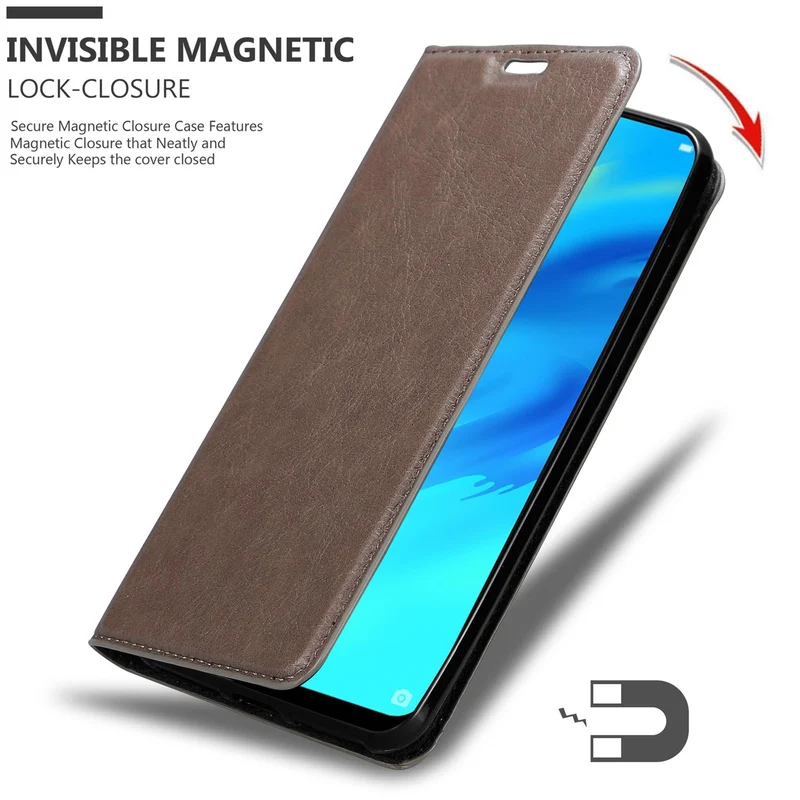 Cadorabo Hülle kompatibel mit Oppo Realme 7 PRO Schutzhülle mit Magnetverschluss, Standfunktion und Kartenfach