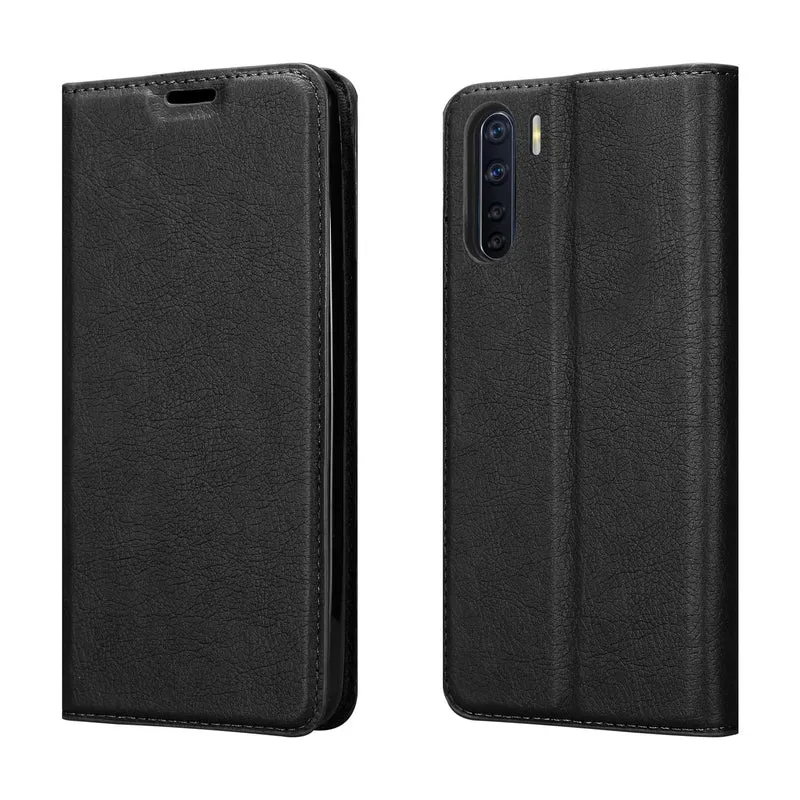 Cadorabo Hülle kompatibel mit Oppo A91 Schutzhülle mit Magnetverschluss, Standfunktion und Kartenfach