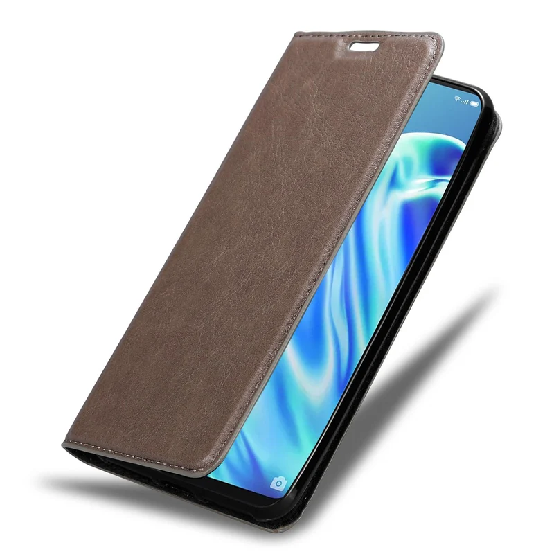 Cadorabo Hülle kompatibel mit Oppo A91 Schutzhülle mit Magnetverschluss, Standfunktion und Kartenfach