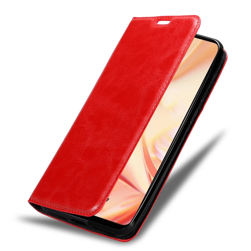 Cadorabo Hülle kompatibel mit Oppo FIND X2 LITE Schutzhülle mit Magnetverschluss, Standfunktion und Kartenfach