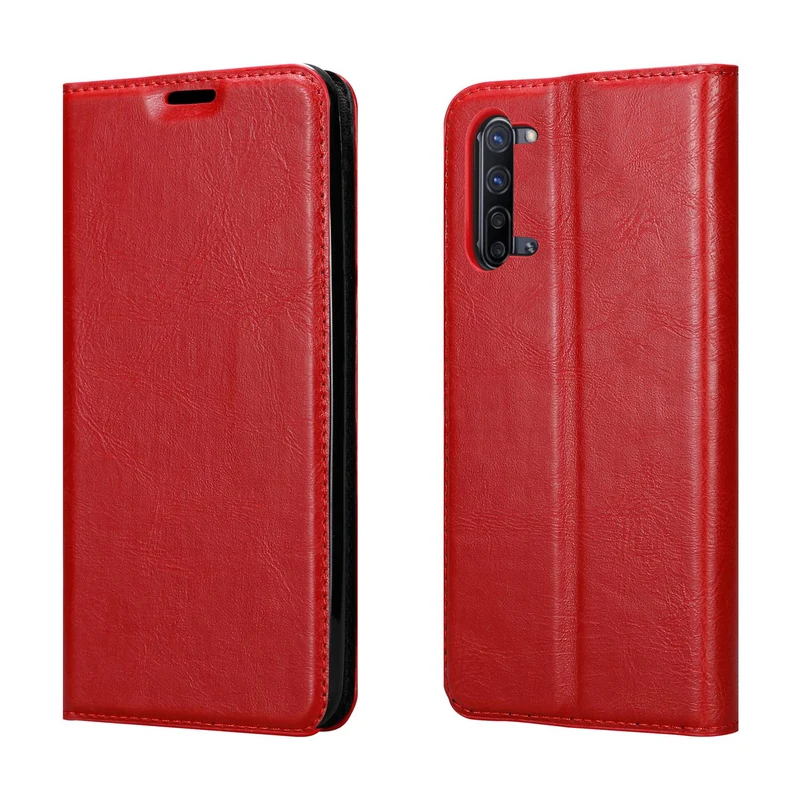 Cadorabo Hülle kompatibel mit Oppo FIND X2 LITE Schutzhülle mit Magnetverschluss, Standfunktion und Kartenfach
