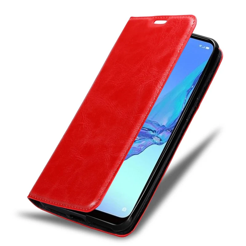 Cadorabo Hülle kompatibel mit Oppo A53s Schutzhülle mit Magnetverschluss, Standfunktion und Kartenfach