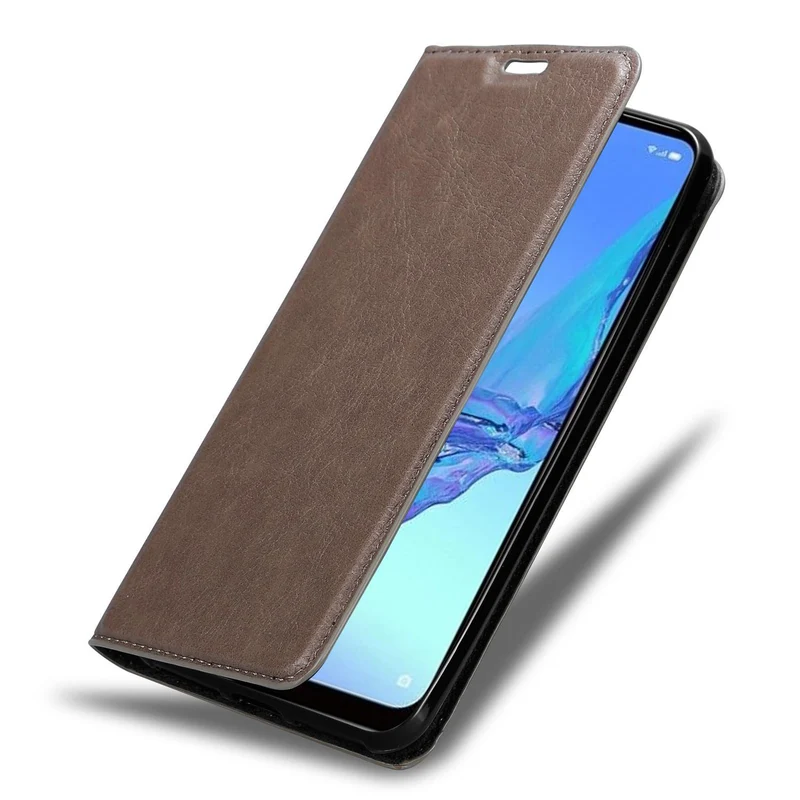 Cadorabo Hülle kompatibel mit Oppo A53 Schutzhülle mit Magnetverschluss, Standfunktion und Kartenfach