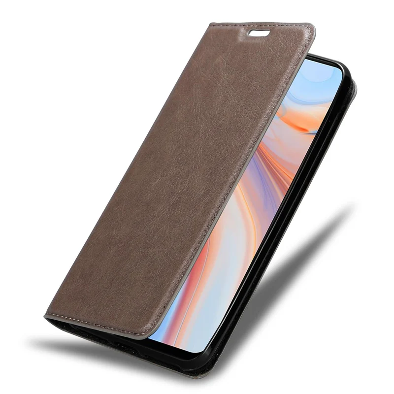 Cadorabo Hülle kompatibel mit Oppo Reno4 Z Schutzhülle mit Magnetverschluss, Standfunktion und Kartenfach