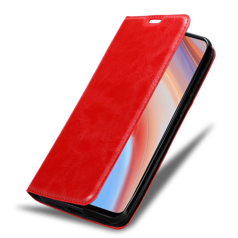 Cadorabo Hülle kompatibel mit Oppo Reno4 PRO Schutzhülle mit Magnetverschluss, Standfunktion und Kartenfach