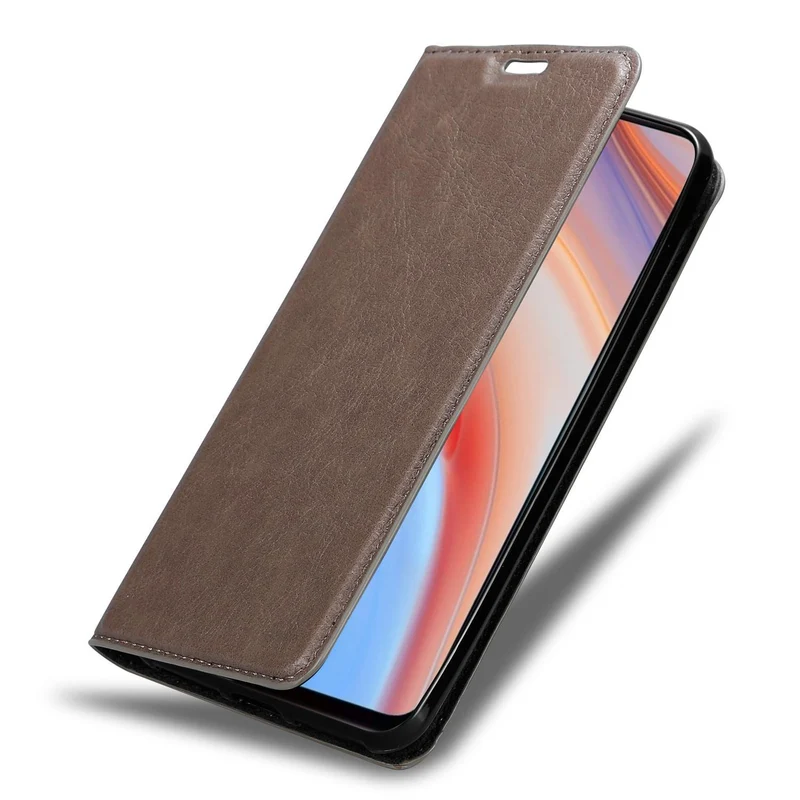 Cadorabo Hülle kompatibel mit Oppo Reno4 Schutzhülle mit Magnetverschluss, Standfunktion und Kartenfach