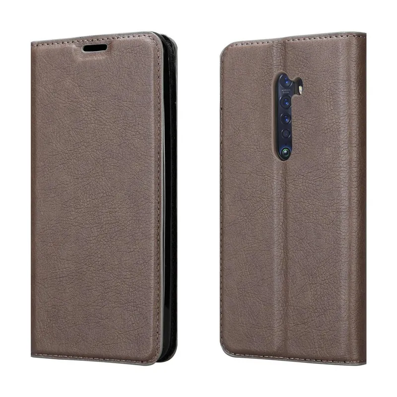 Cadorabo Hülle kompatibel mit Oppo Reno2 Z Schutzhülle mit Magnetverschluss, Standfunktion und Kartenfach