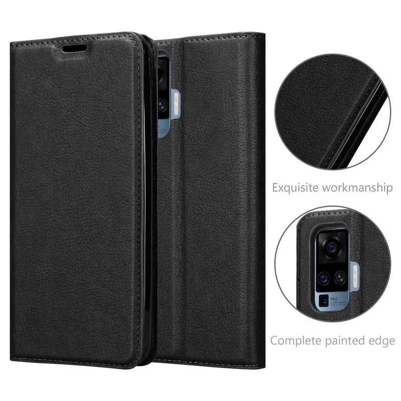 Cadorabo Hülle kompatibel mit Vivo X51 5G Schutzhülle mit Magnetverschluss, Standfunktion und Kartenfach
