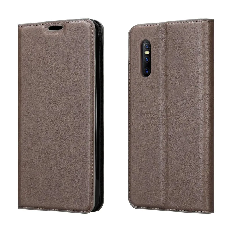 Cadorabo Hülle kompatibel mit Vivo S1 Schutzhülle mit Magnetverschluss, Standfunktion und Kartenfach