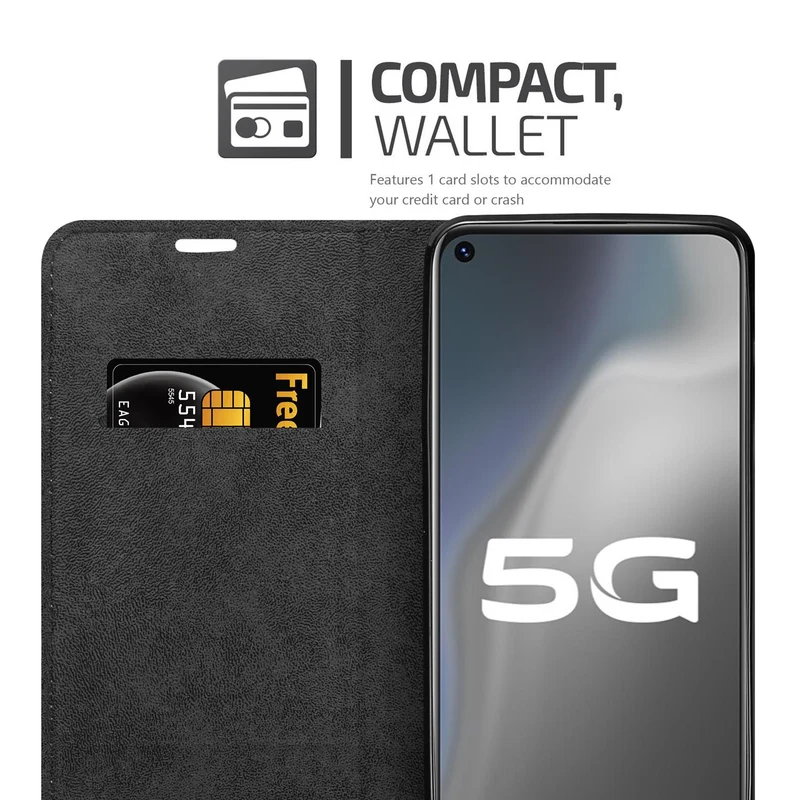 Cadorabo Hülle kompatibel mit Vivo Y70 Schutzhülle mit Magnetverschluss, Standfunktion und Kartenfach