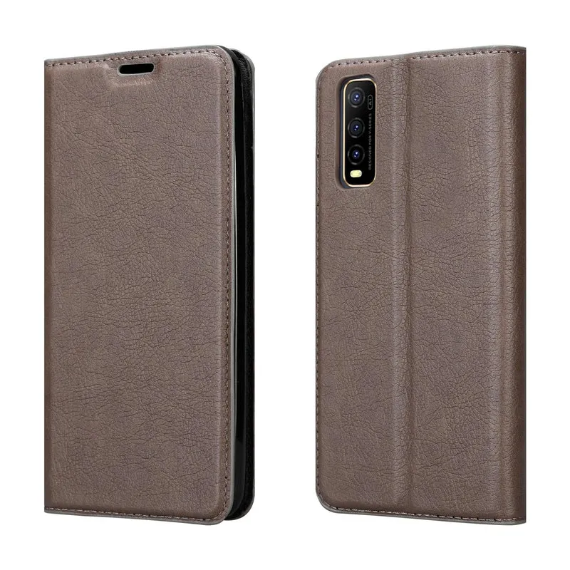 Cadorabo Hülle kompatibel mit Vivo Y70 Schutzhülle mit Magnetverschluss, Standfunktion und Kartenfach