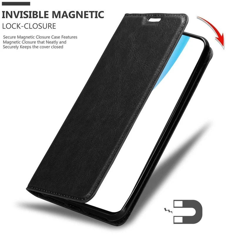 Cadorabo Hülle kompatibel mit Vivo V17 PRO Schutzhülle mit Magnetverschluss, Standfunktion und Kartenfach