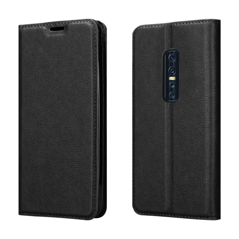 Cadorabo Hülle kompatibel mit Vivo V17 PRO Schutzhülle mit Magnetverschluss, Standfunktion und Kartenfach