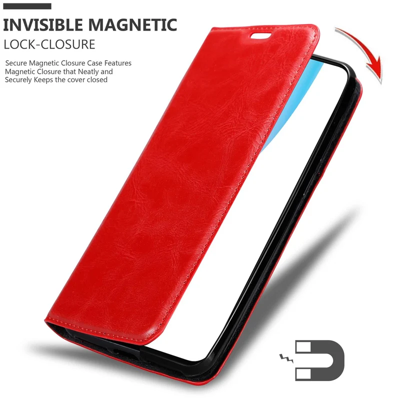 Cadorabo Hülle kompatibel mit Vivo V17 PRO Schutzhülle mit Magnetverschluss, Standfunktion und Kartenfach