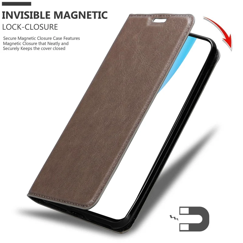 Cadorabo Hülle kompatibel mit Vivo V17 PRO Schutzhülle mit Magnetverschluss, Standfunktion und Kartenfach