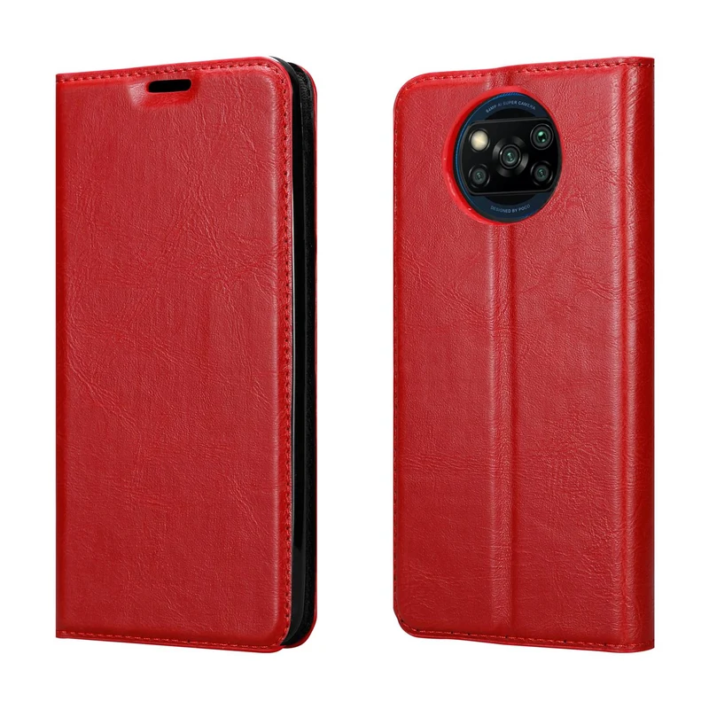 Cadorabo Hülle kompatibel mit Xiaomi POCO X3 NFC Schutzhülle mit Magnetverschluss, Standfunktion und Kartenfach