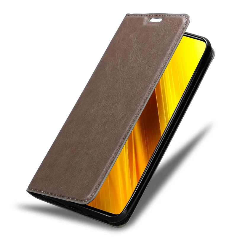Cadorabo Hülle kompatibel mit Xiaomi POCO X3 NFC Schutzhülle mit Magnetverschluss, Standfunktion und Kartenfach