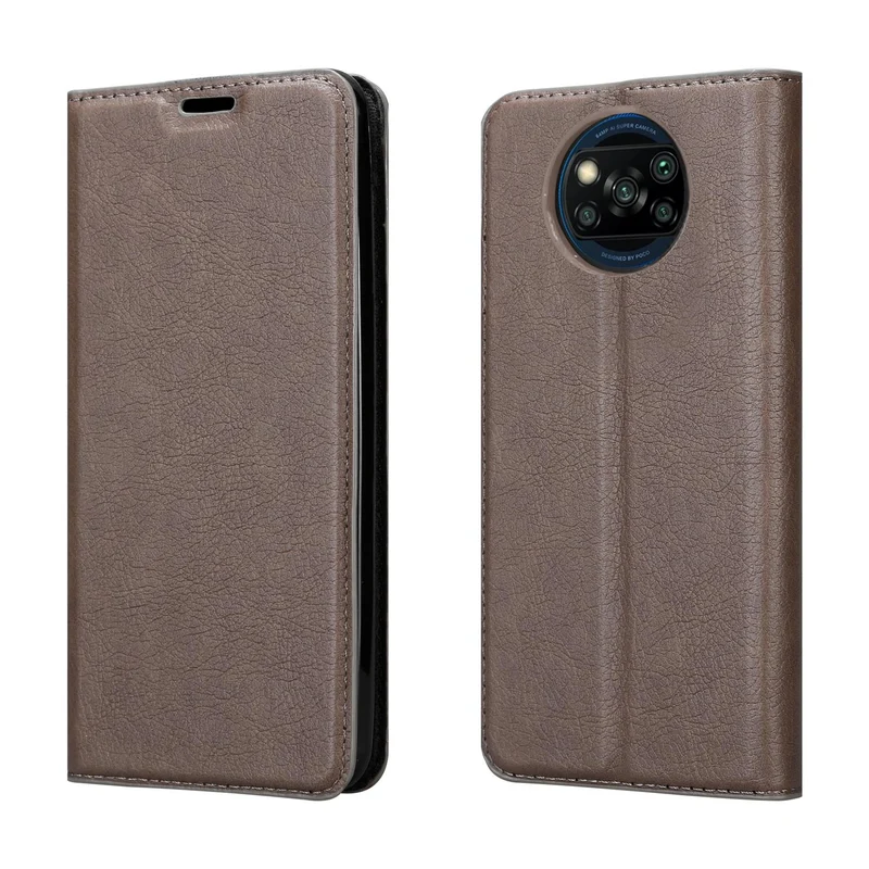Cadorabo Hülle kompatibel mit Xiaomi POCO X3 NFC Schutzhülle mit Magnetverschluss, Standfunktion und Kartenfach