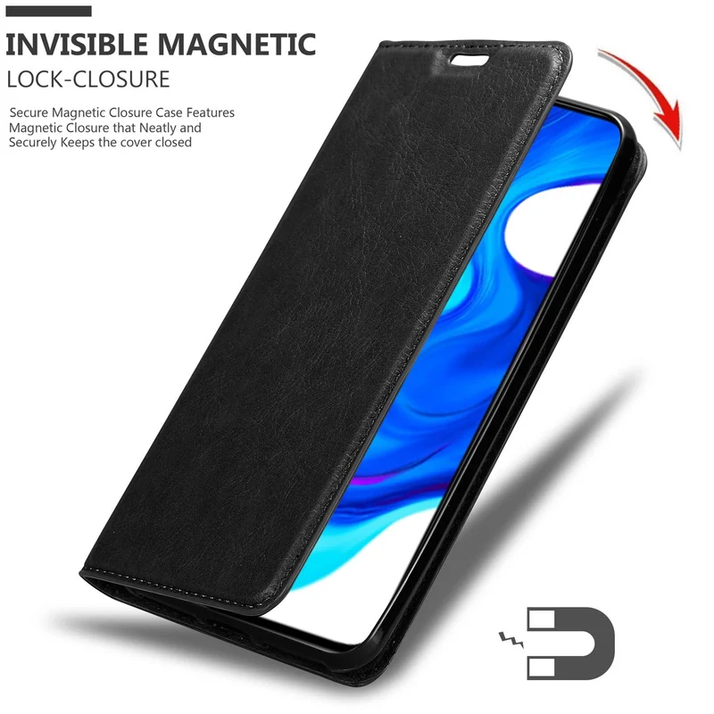 Cadorabo Hülle kompatibel mit Xiaomi POCO F2 PRO Schutzhülle mit Magnetverschluss, Standfunktion und Kartenfach
