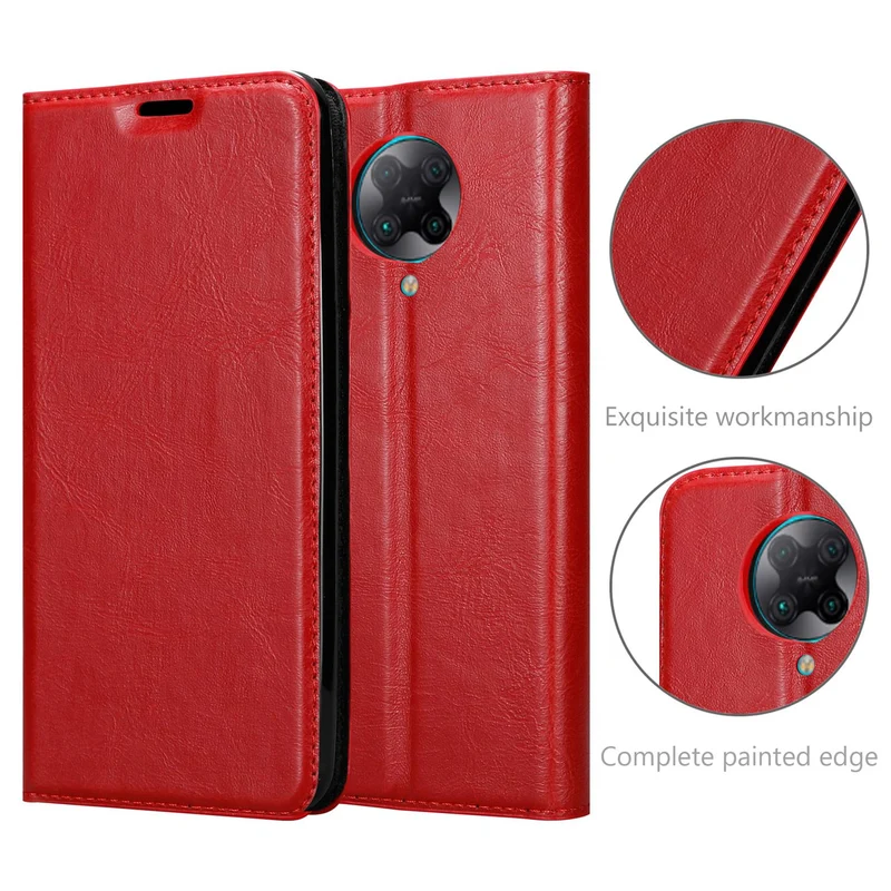 Cadorabo Hülle kompatibel mit Xiaomi POCO F2 PRO Schutzhülle mit Magnetverschluss, Standfunktion und Kartenfach