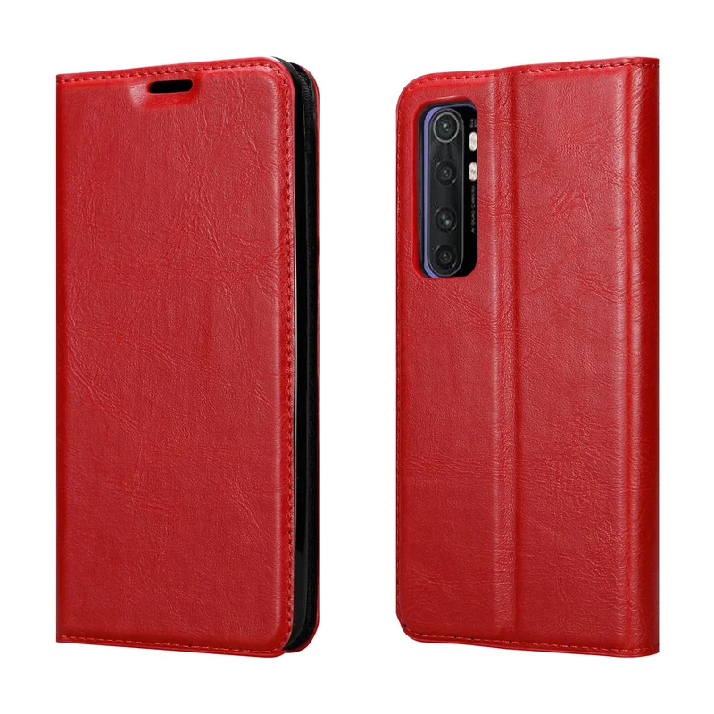 Cadorabo Hülle kompatibel mit Xiaomi Mi NOTE 10 LITE Schutzhülle mit Magnetverschluss, Standfunktion und Kartenfach