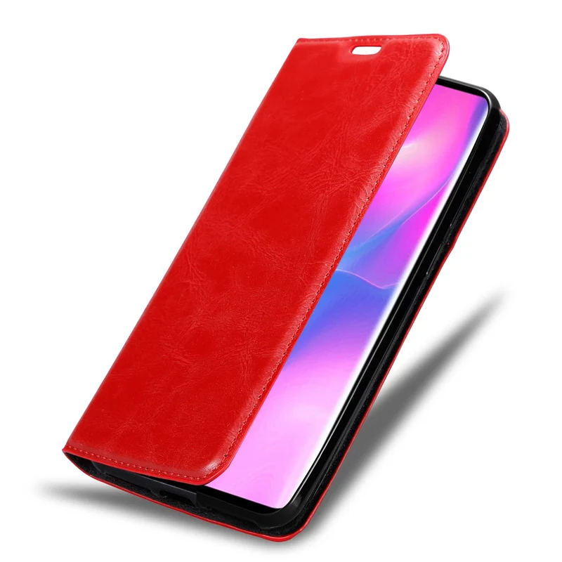 Cadorabo Hülle kompatibel mit Xiaomi Mi NOTE 10 LITE Schutzhülle mit Magnetverschluss, Standfunktion und Kartenfach