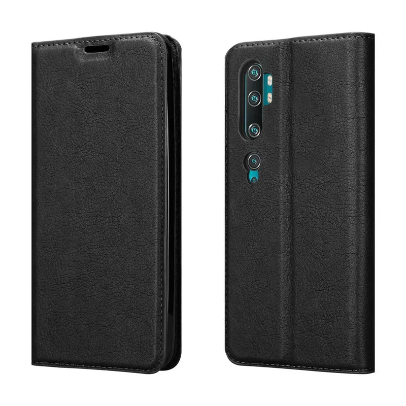 Cadorabo Hülle kompatibel mit Xiaomi Mi NOTE 10 Schutzhülle mit Magnetverschluss, Standfunktion und Kartenfach