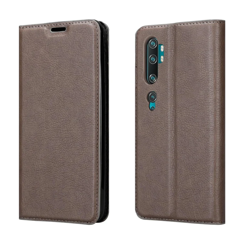 Cadorabo Hülle kompatibel mit Xiaomi Mi NOTE 10 Schutzhülle mit Magnetverschluss, Standfunktion und Kartenfach
