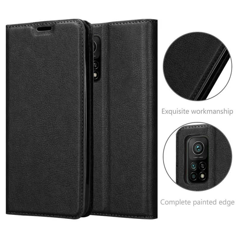 Cadorabo Hülle kompatibel mit Xiaomi Mi 10T / Mi 10T PRO Schutzhülle mit Magnetverschluss, Standfunktion und Kartenfach