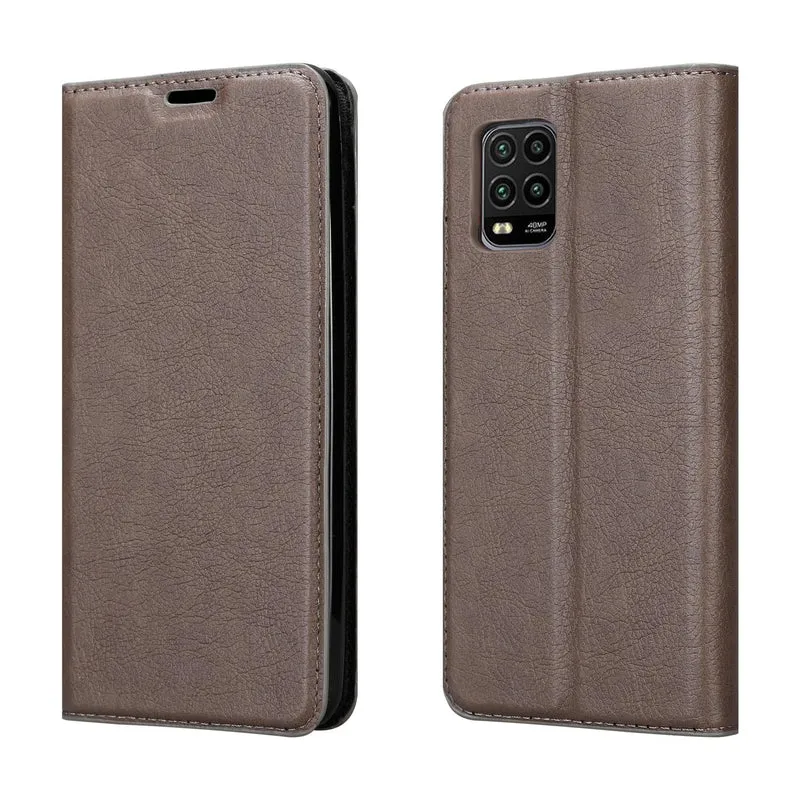 Cadorabo Hülle kompatibel mit Xiaomi Mi 10 LITE Schutzhülle mit Magnetverschluss, Standfunktion und Kartenfach