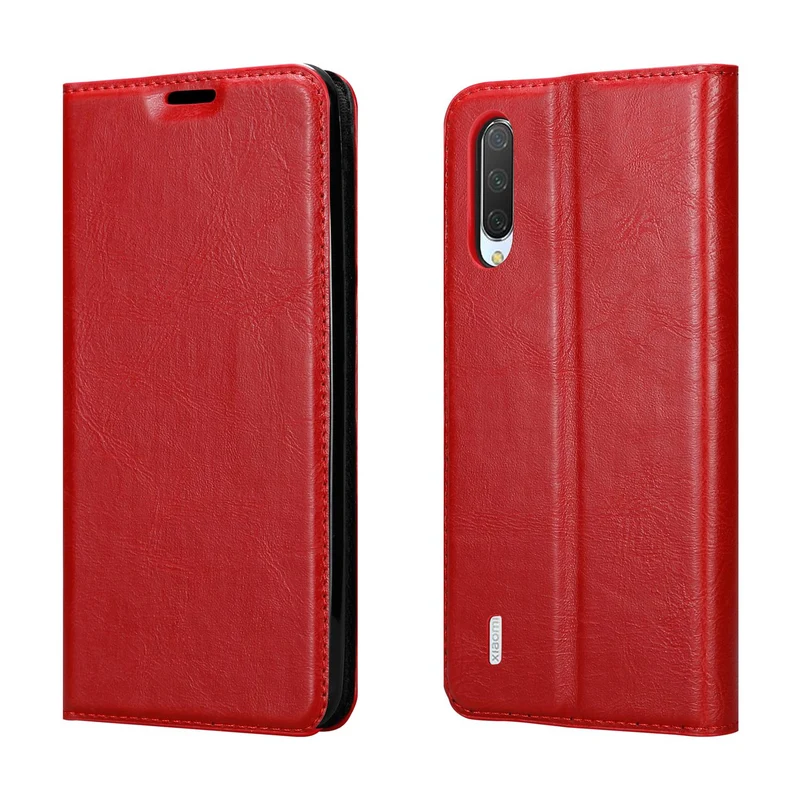 Cadorabo Hülle kompatibel mit Xiaomi Mi 9 LITE Schutzhülle mit Magnetverschluss, Standfunktion und Kartenfach