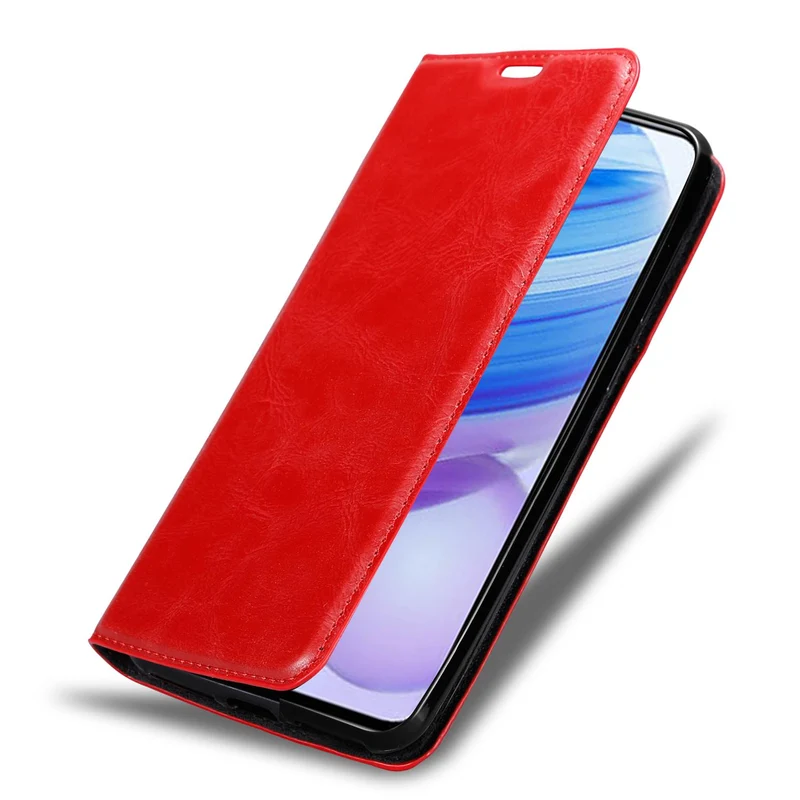 Cadorabo Hülle kompatibel mit Xiaomi RedMi 10X 5G / RedMi 10X PRO 5G Schutzhülle mit Magnetverschluss, Standfunktion und Kartenfach