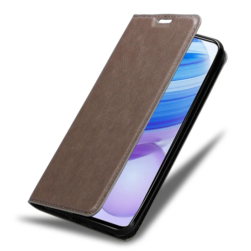 Cadorabo Hülle kompatibel mit Xiaomi RedMi 10X 5G / RedMi 10X PRO 5G Schutzhülle mit Magnetverschluss, Standfunktion und Kartenfach