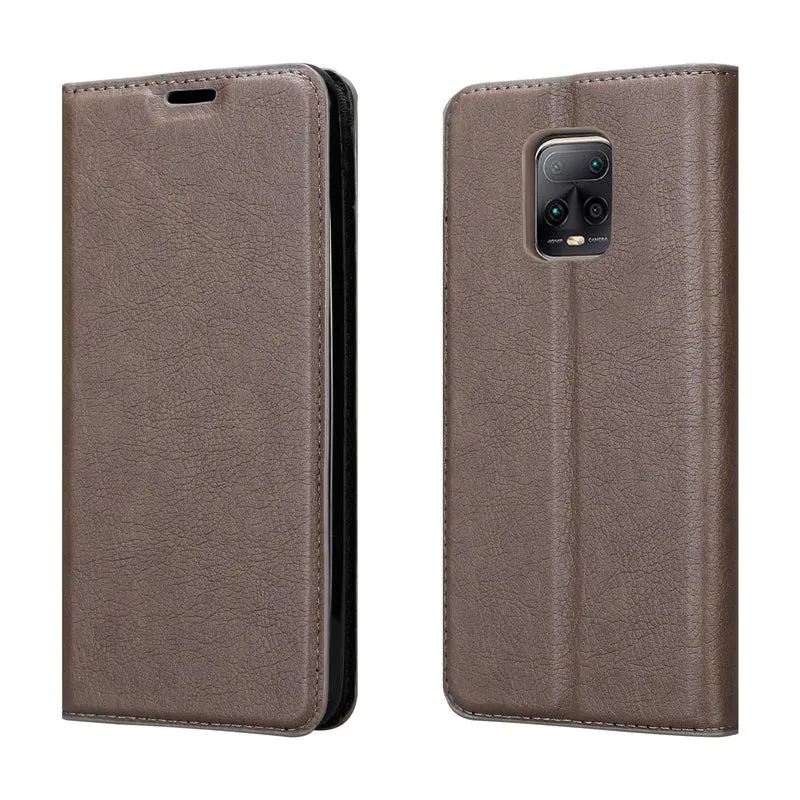 Cadorabo Hülle kompatibel mit Xiaomi RedMi 10X 5G / RedMi 10X PRO 5G Schutzhülle mit Magnetverschluss, Standfunktion und Kartenfach