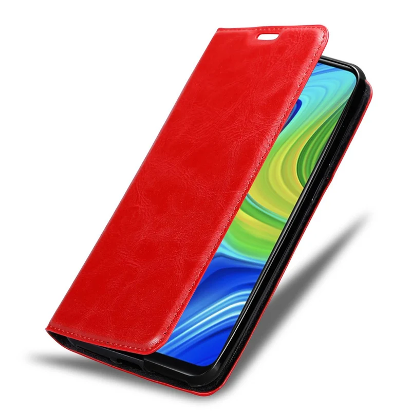 Cadorabo Hülle kompatibel mit Xiaomi RedMi 10X 4G Schutzhülle mit Magnetverschluss, Standfunktion und Kartenfach