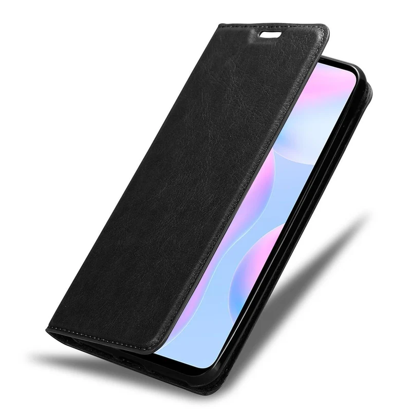 Cadorabo Hülle kompatibel mit Xiaomi RedMi 9A / RedMi 9AT Schutzhülle mit Magnetverschluss, Standfunktion und Kartenfach