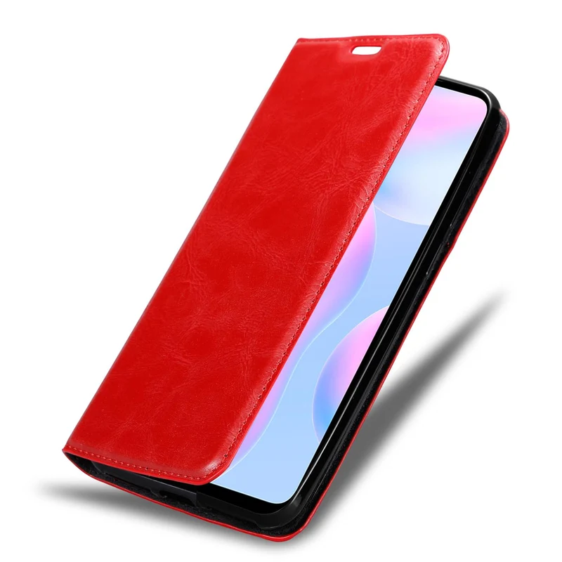 Cadorabo Hülle kompatibel mit Xiaomi RedMi 9A / RedMi 9AT Schutzhülle mit Magnetverschluss, Standfunktion und Kartenfach