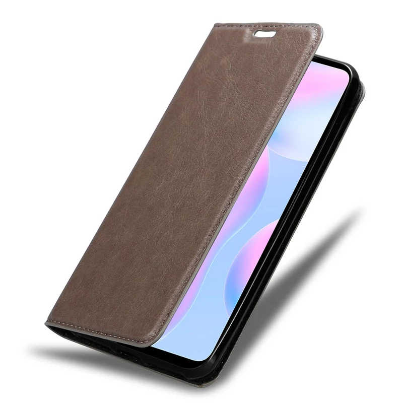 Cadorabo Hülle kompatibel mit Xiaomi RedMi 9A / RedMi 9AT Schutzhülle mit Magnetverschluss, Standfunktion und Kartenfach