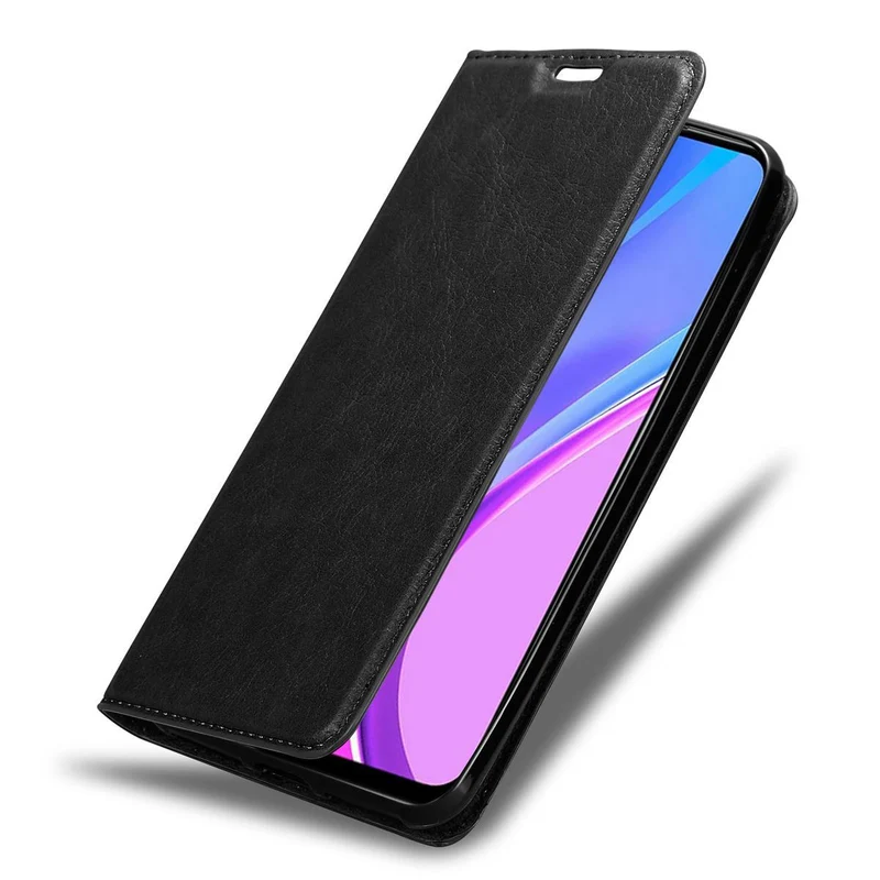 Cadorabo Hülle kompatibel mit Xiaomi RedMi 9 Schutzhülle mit Magnetverschluss, Standfunktion und Kartenfach