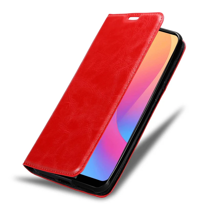 Cadorabo Hülle kompatibel mit Xiaomi RedMi 8A Schutzhülle mit Magnetverschluss, Standfunktion und Kartenfach