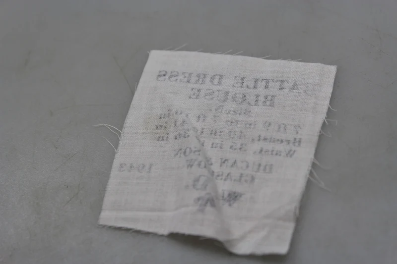 Battledress WW2 Label-Replik