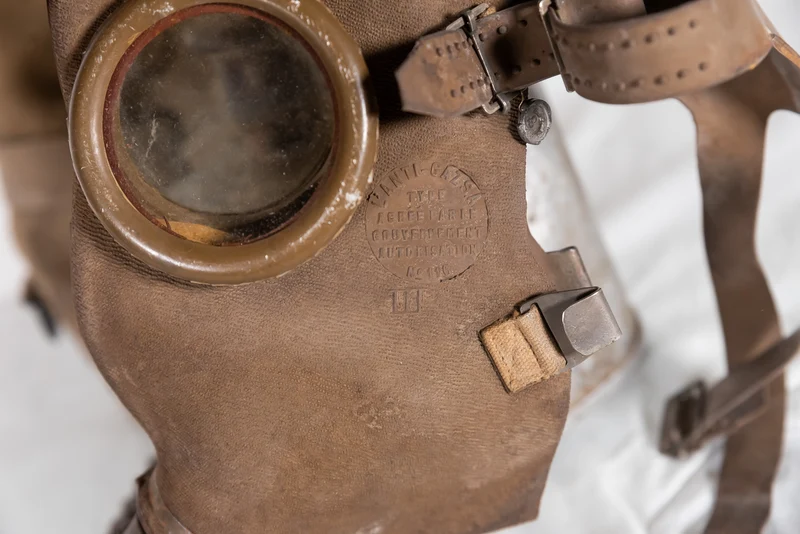 Belgische Gasmaske aus dem 2. Weltkrieg