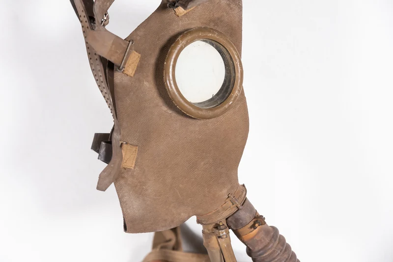 Belgische Gasmaske aus dem 2. Weltkrieg