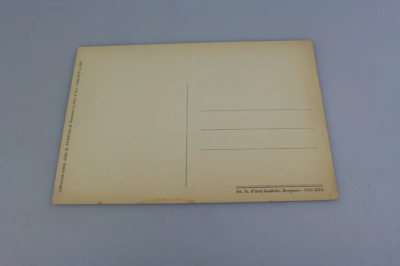 Benito Mussolini-Postkarte